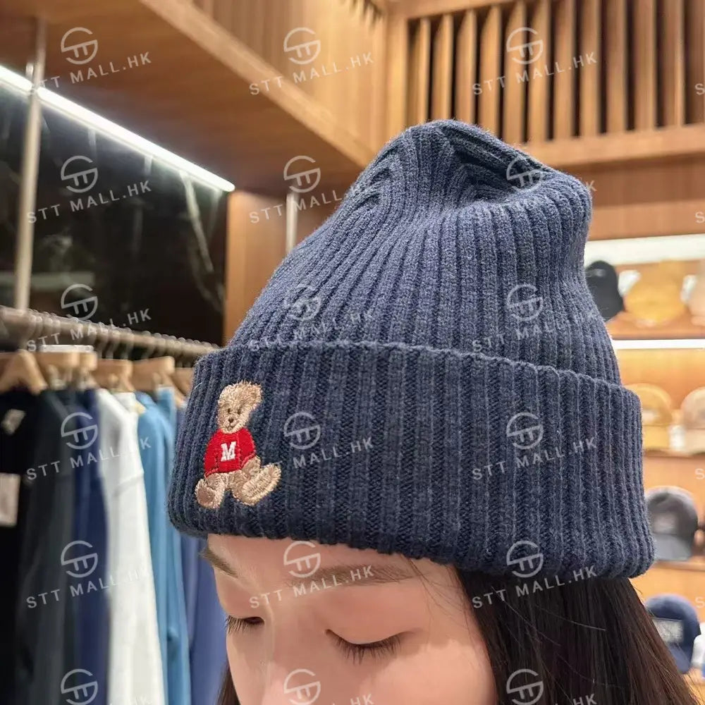 韓國 Marithe Francois Girbaud Doodle Bear Beanie【MD075】 一般商品