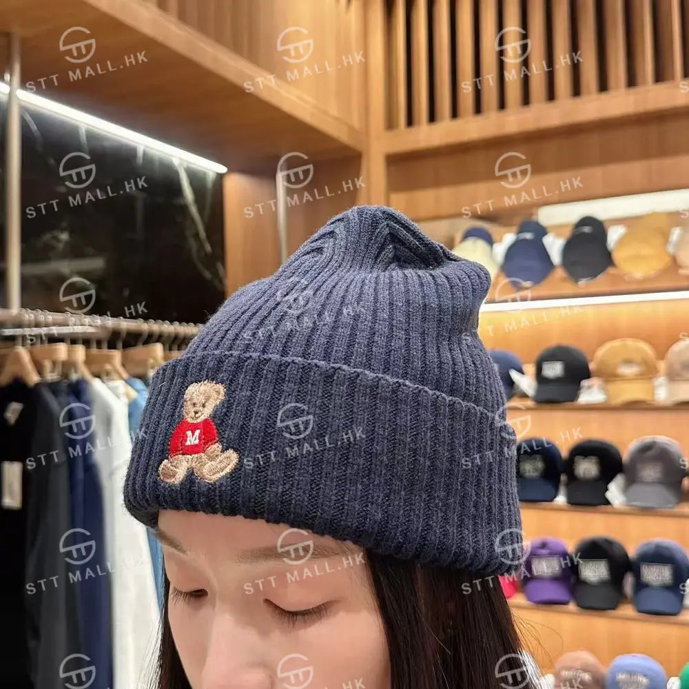 韓國 Marithe Francois Girbaud Doodle Bear Beanie【MD075】 一般商品