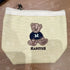韓國 Marithe Francois Girbaud Doodle Bear Pouch【MD066】 Beige 一般商品