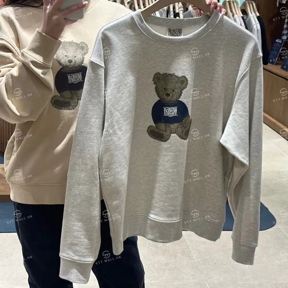 韓國 Marithe Francois Girbaud Doodle Bear Sweatshirt【MD062】 一般商品