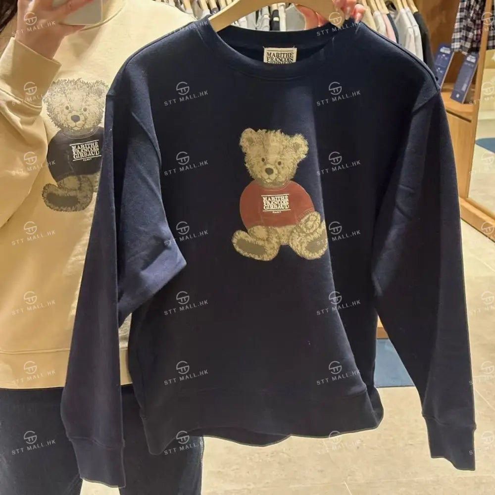 韓國 Marithe Francois Girbaud Doodle Bear Sweatshirt【MD062】 一般商品