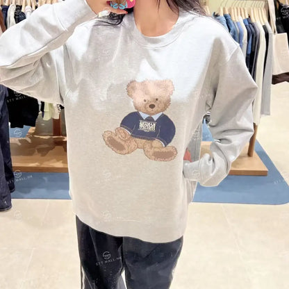 韓國 Marithe Francois Girbaud Doodle Bear Sweatshirt【MD181】 一般商品