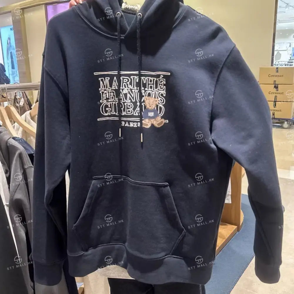 韓國 Marithe Francois Girbaud Doodle Classic Bear Hoodie【MD026】 Navy / S 一般商品