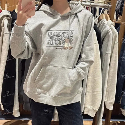 韓國 Marithe Francois Girbaud Doodle Classic Bear Hoodie【MD026】 一般商品