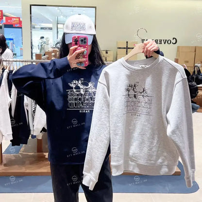 韓國 Marithe Francois Girbaud Lemon Classic Logo Sweatshirt【MD180】 Light Heather Gray / S 一般商品