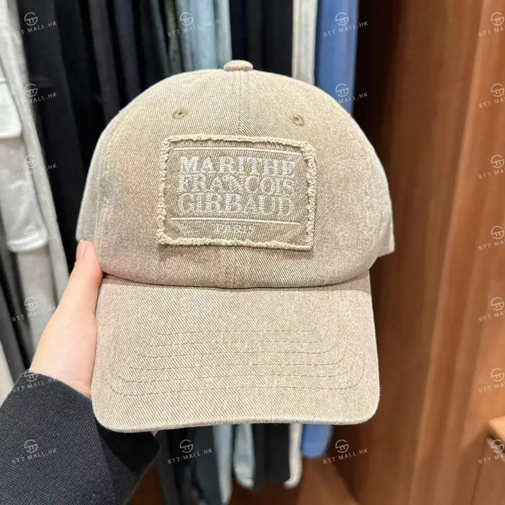 韓國 Marithe Francois Girbaud Pigment Small Classic Logo Cap【MD109】 Brown 一般商品