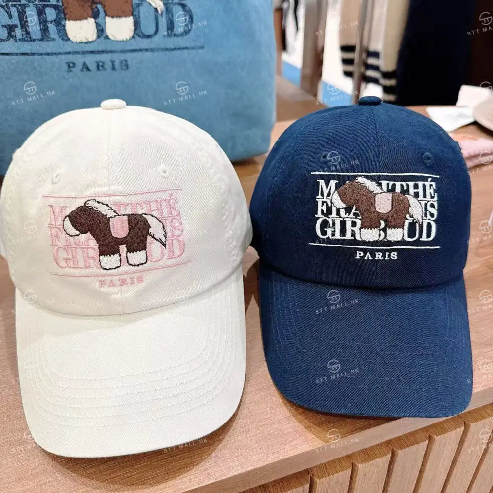 韓國 Marithe Francois Girbaud Pony Classic Logo Covered Cap【MD002】 一般商品