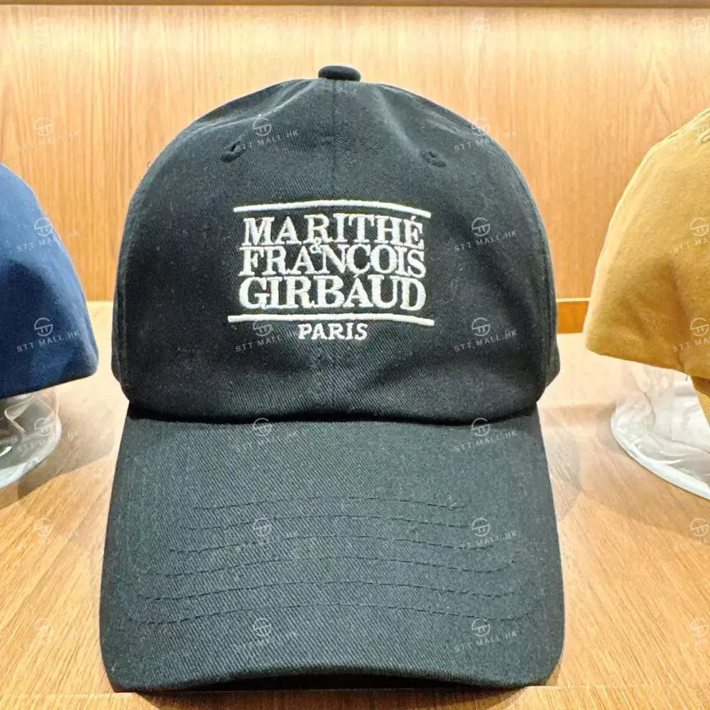 韓國 Marithe Francois Girbaud Small Classic Logo Cap【MD034】 Black 一般商品