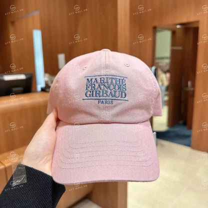 韓國 Marithe Francois Girbaud Small Classic Logo Cap【MD034】 Dark Pink 一般商品