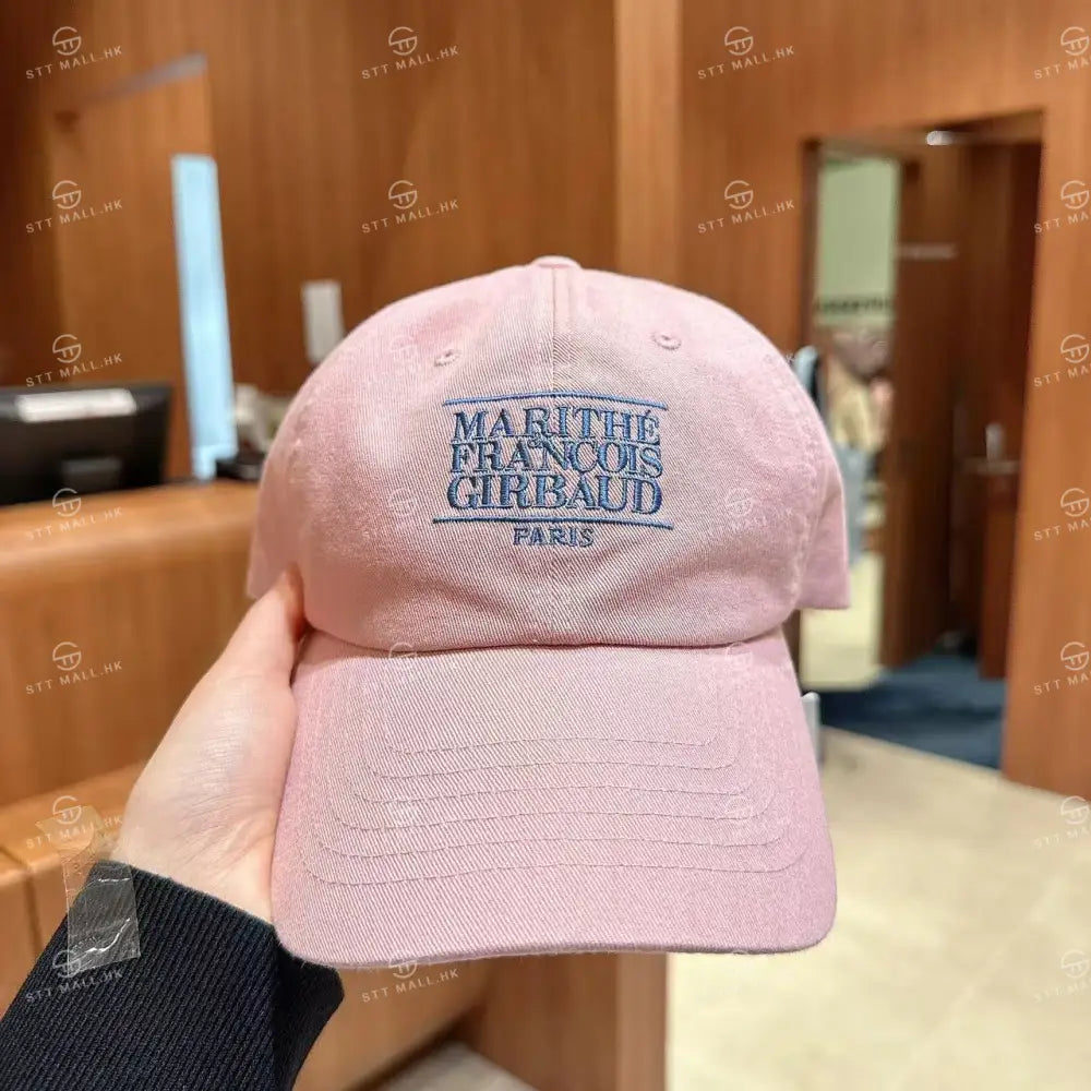韓國 Marithe Francois Girbaud Small Classic Logo Cap【MD034】 Dark Pink 一般商品