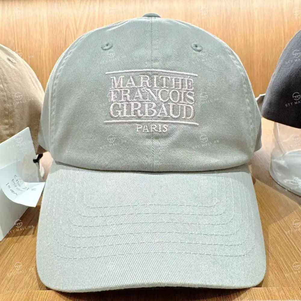 韓國 Marithe Francois Girbaud Small Classic Logo Cap【MD034】 Light Gray 一般商品