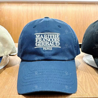 韓國 Marithe Francois Girbaud Small Classic Logo Cap【MD034】 Navy 一般商品