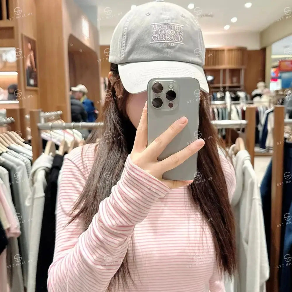 韓國 Marithe Francois Girbaud Small Classic Logo Cap【MD034】 一般商品