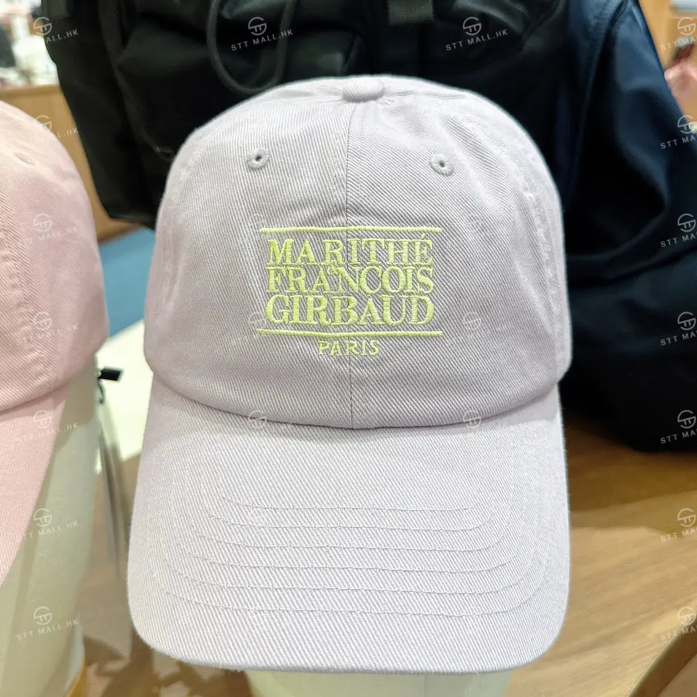 韓國 Marithe Francois Girbaud Small Classic Logo Cap【MD125】 Light Purple 一般商品