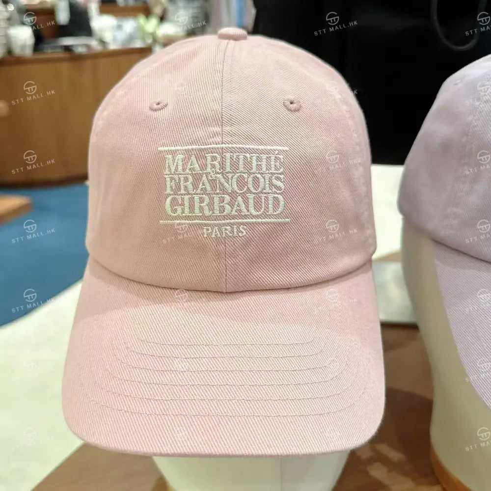 韓國 Marithe Francois Girbaud Small Classic Logo Cap【MD125】 Pink 一般商品