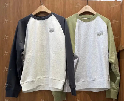 韓國 Marithe Francois Girbaud Small Classic Logo Color Block Sweatshirt【MD136】 一般商品