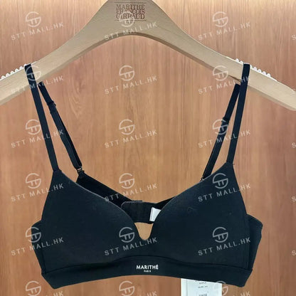 韓國 Marithe Francois Girbaud Underwear W Basic Logo Bra【MD100】 Black / S 一般商品