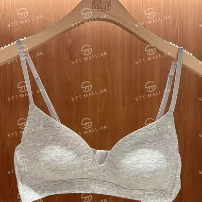 韓國 Marithe Francois Girbaud Underwear W Basic Logo Bra【MD100】 Heather Gray / S 一般商品