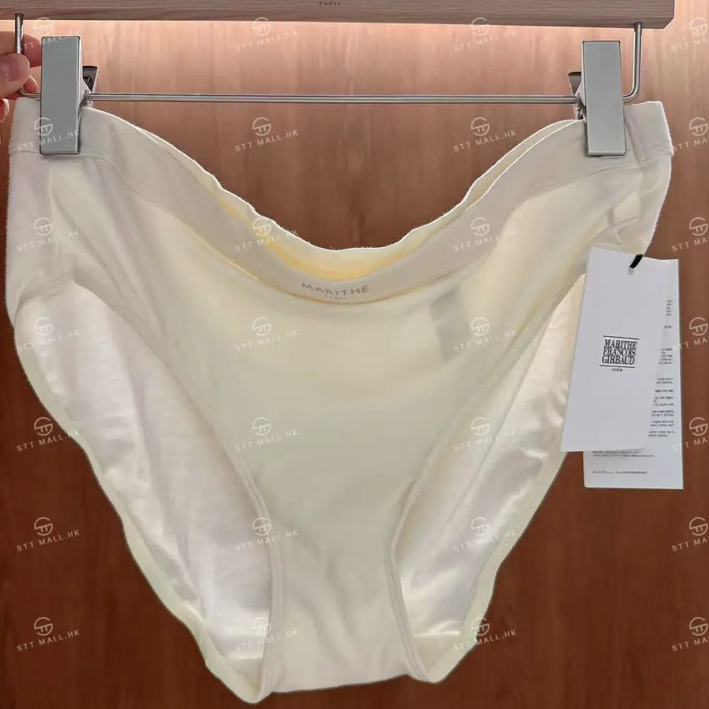 韓國 Marithe Francois Girbaud Underwear W Basic Logo Hipster【MD101】 Ivory / S 一般商品