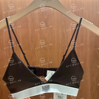 韓國 Marithe Francois Girbaud Underwear W Classic Logo Eband Bra【MD098】 Dark Brown / S 一般商品