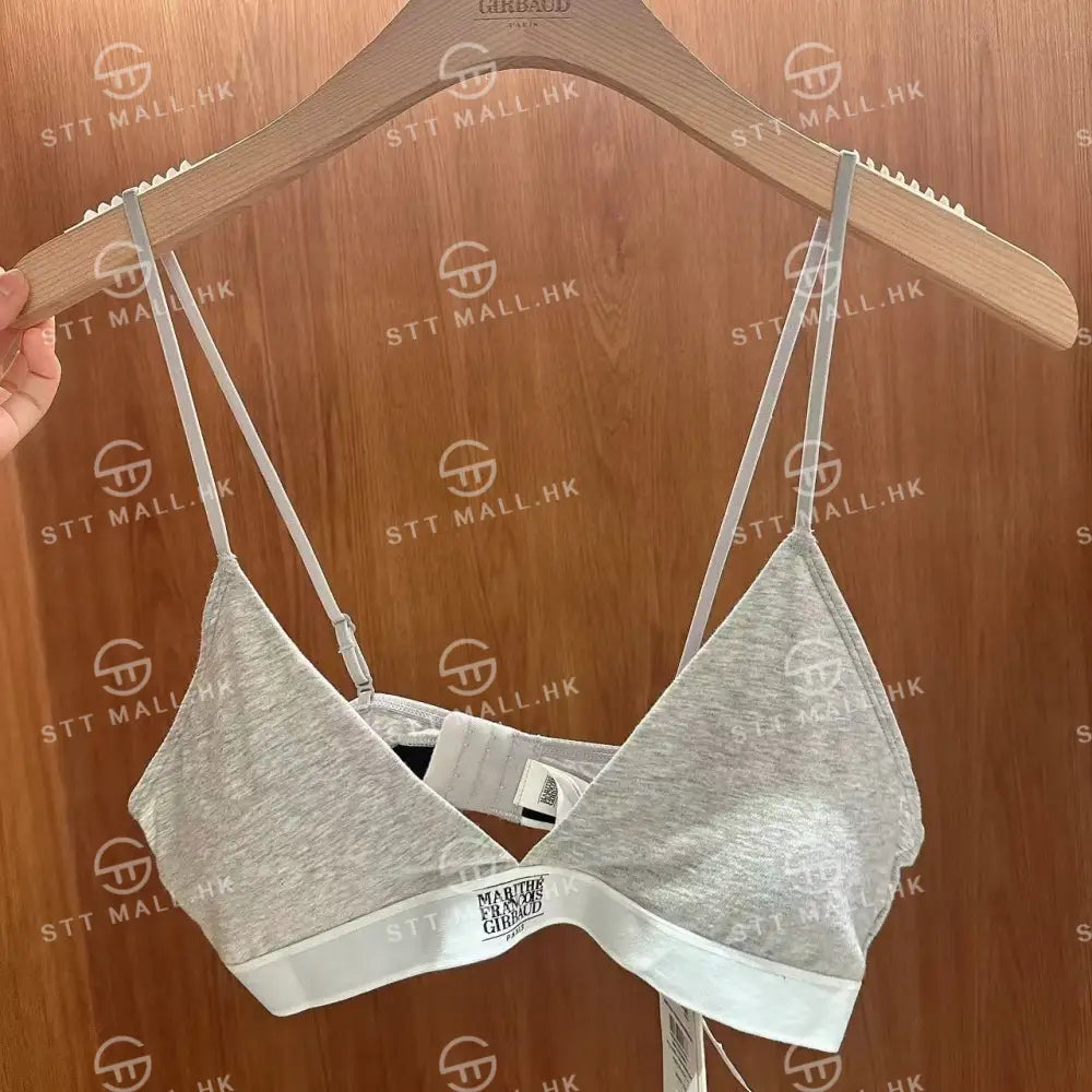 韓國 Marithe Francois Girbaud Underwear W Classic Logo Eband Bra【MD098】 Heather Gray / S 一般商品