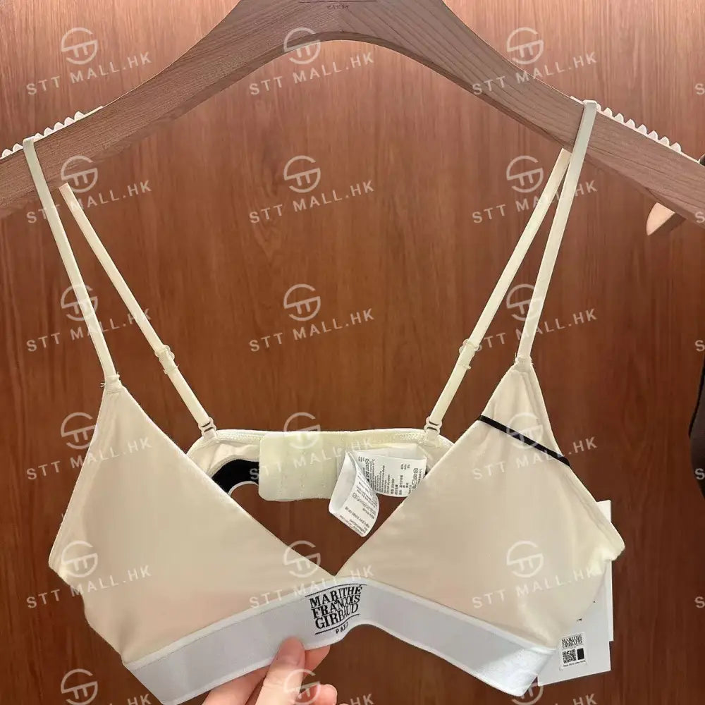 韓國 Marithe Francois Girbaud Underwear W Classic Logo Eband Bra【MD098】 Ivory / S 一般商品