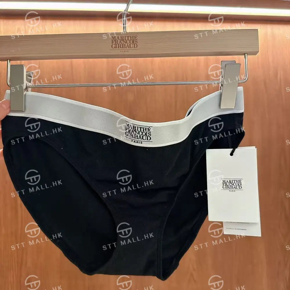 韓國 Marithe Francois Girbaud Underwear W Classic Logo Eband Hipster【MD099】 Black / S 一般商品
