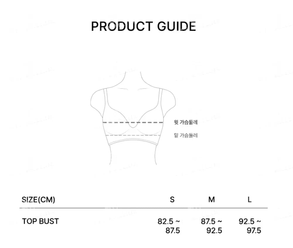 韓國 Marithe Francois Girbaud Underwear W Classic Logo Fusing Bra【MD102】 一般商品