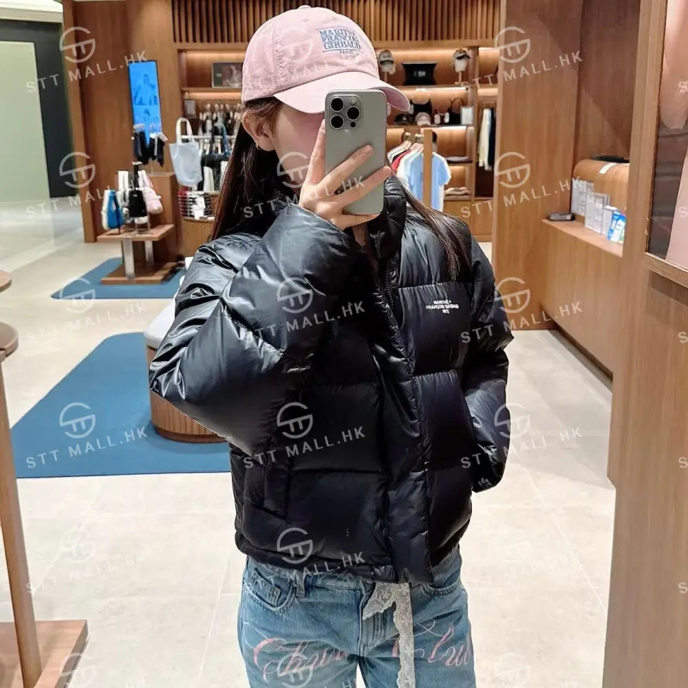 韓國 Marithe Francois Girbaud W Basic Crop Down Jacket【MD060】 Black / S 一般商品