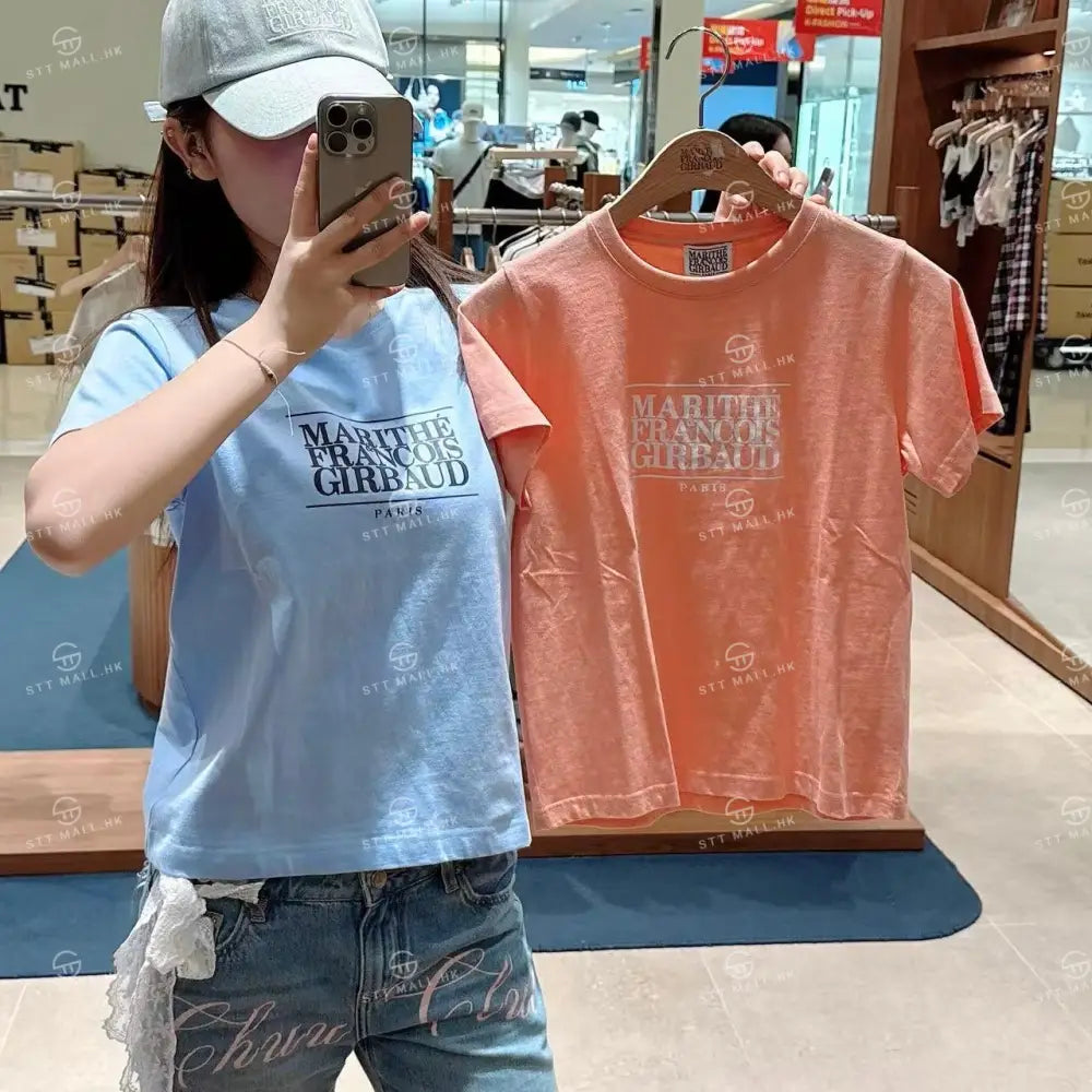 韓國 Marithe Francois Girbaud W Classic Logo Tee【MD046】 一般商品