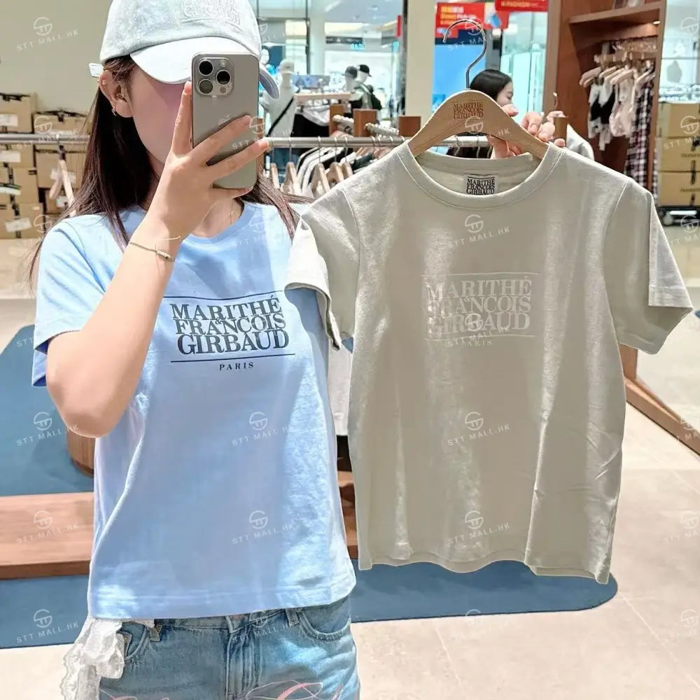 韓國 Marithe Francois Girbaud W Classic Logo Tee【MD046】 一般商品