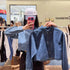 韓國 Marithe Francois Girbaud W Crop Denim Shirt【MD177】 Blue / S 一般商品