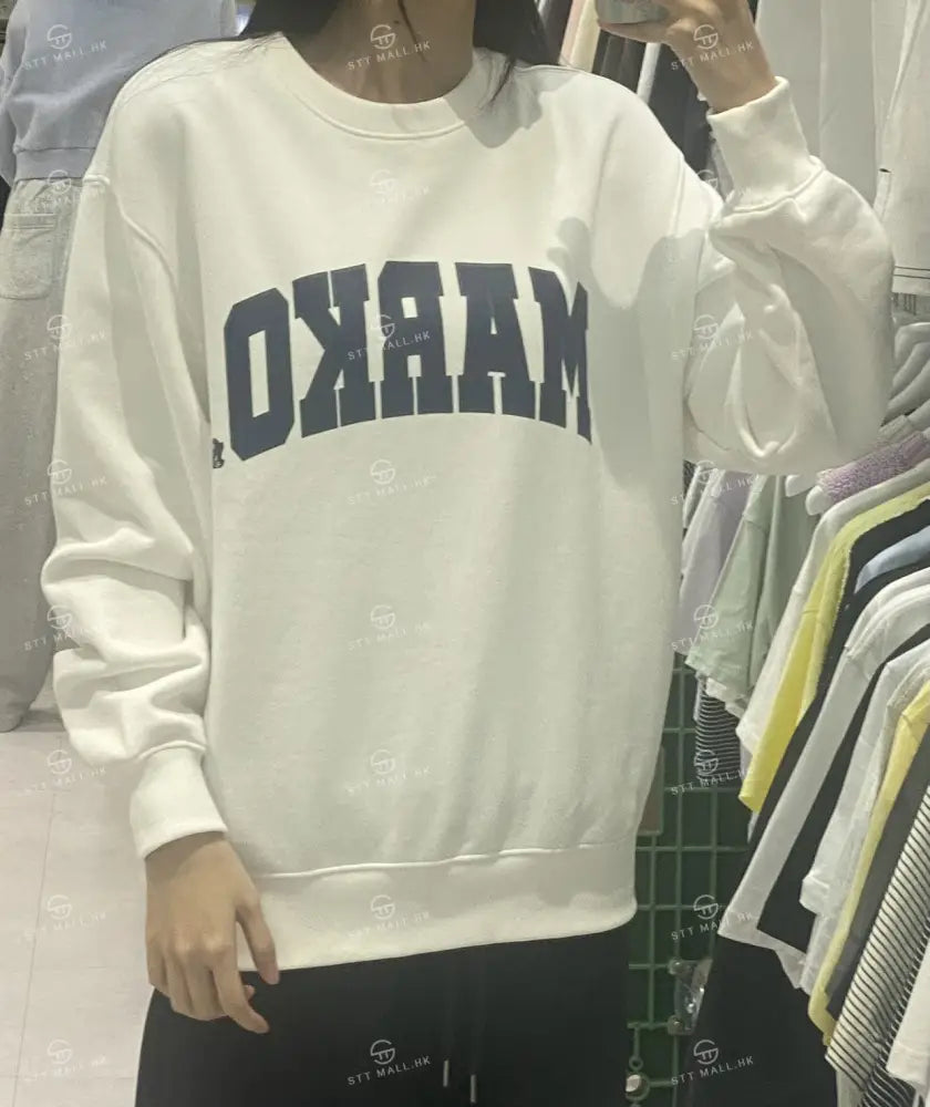 韓國 Markm ARCH LOGO SWEATSHIRT【MA041】 - STT Mall HK 靚太網購