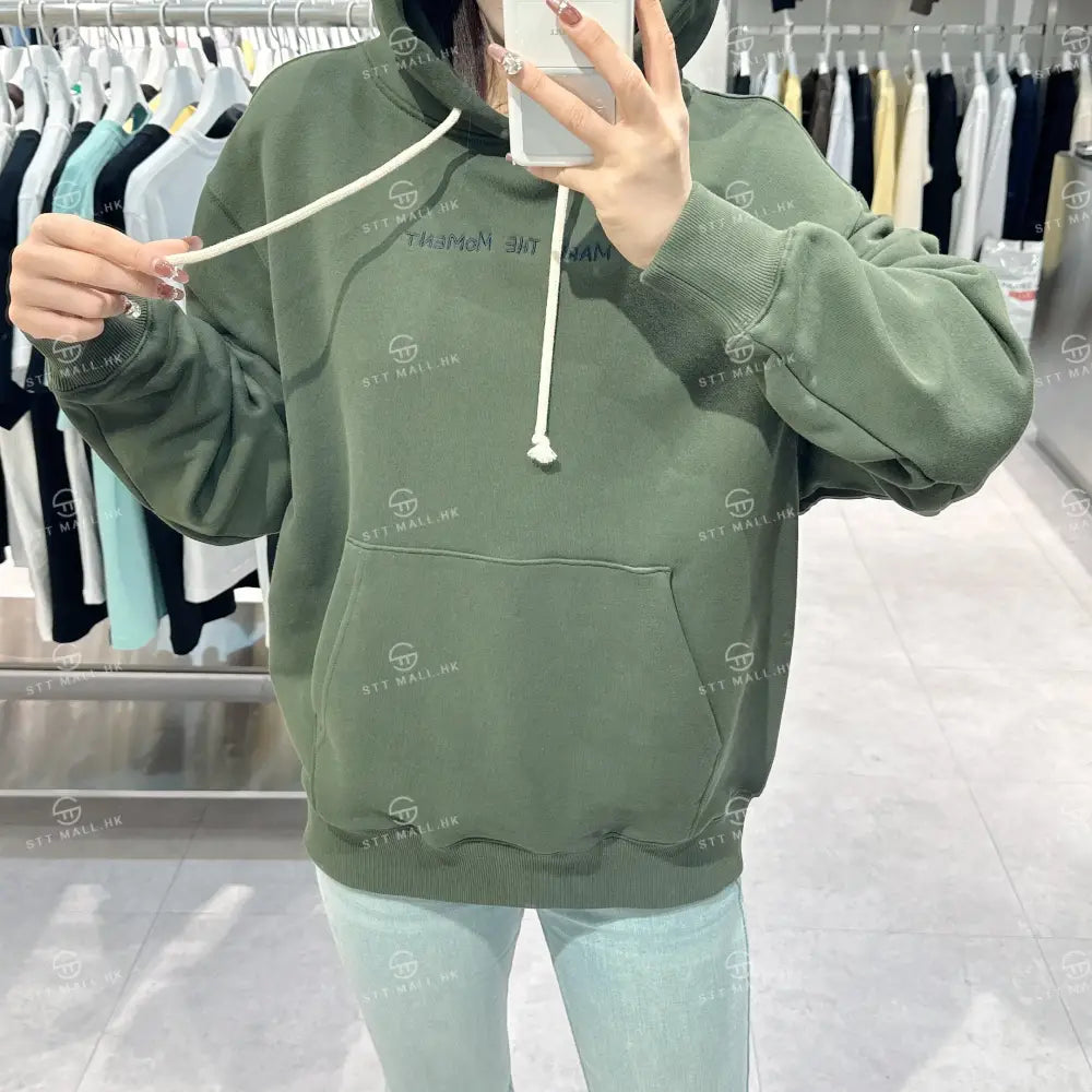 韓國 Markm BACK BOARDER GRAPHIC HOODIE【MA068】 Khaki / S 一般商品