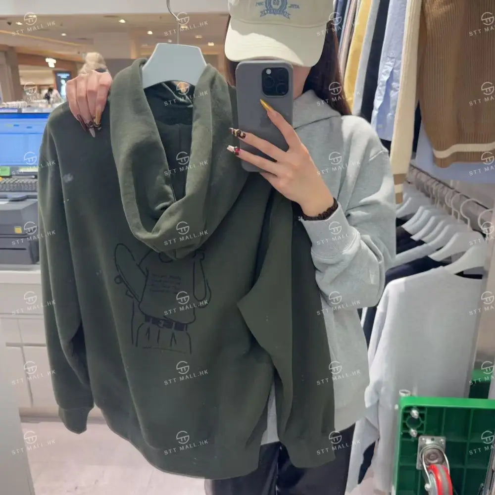 韓國 Markm BACK BOARDER GRAPHIC HOODIE【MA068】 一般商品