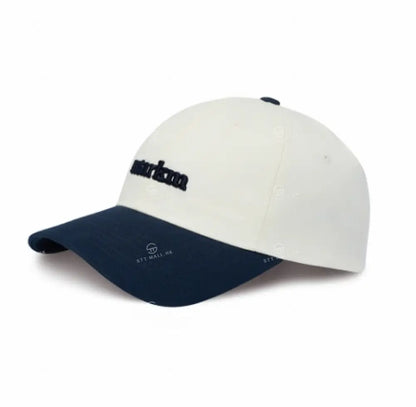 韓國 Markm BASIC LOGO TWO TONE BALL CAP【MA001】 Navy 一般商品