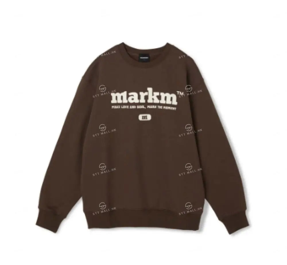韓國 Markm BIG LOGO CREW NECK SWEATSHIRT【MA042】 - STT Mall HK 靚太網購