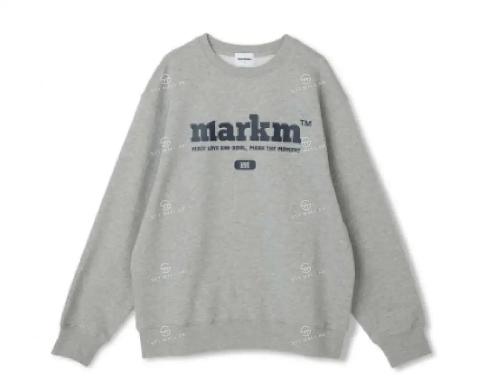 韓國 Markm BIG LOGO CREW NECK SWEATSHIRT【MA042】 - STT Mall HK 靚太網購