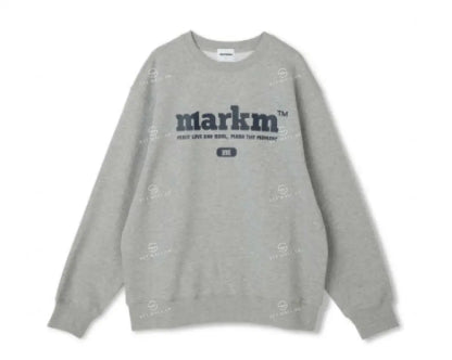 韓國 Markm BIG LOGO CREW NECK SWEATSHIRT【MA042】 - STT Mall HK 靚太網購