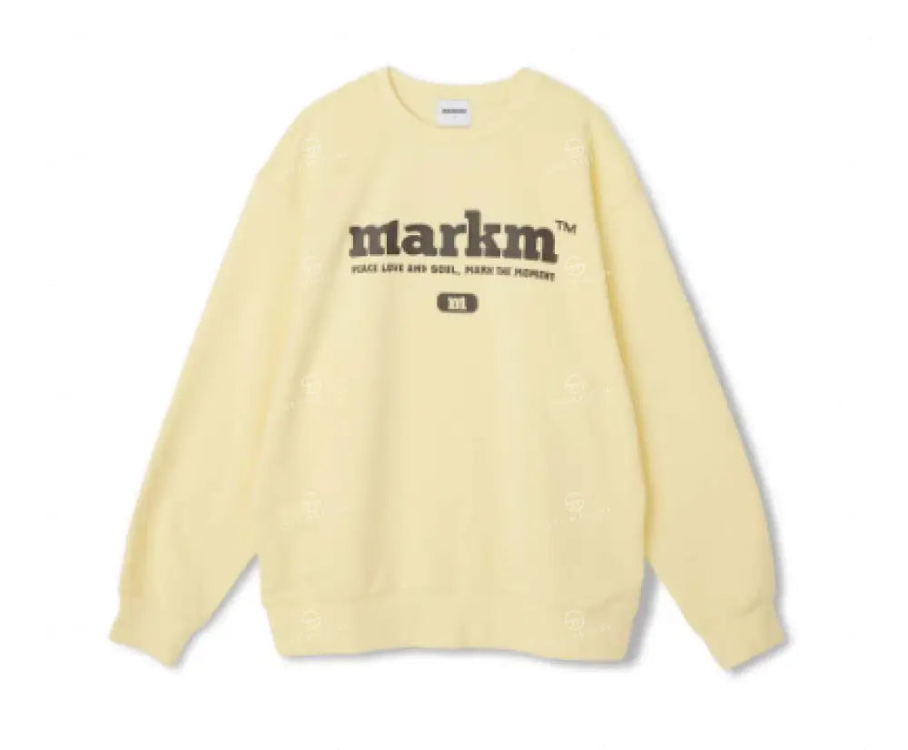 韓國 Markm BIG LOGO CREW NECK SWEATSHIRT【MA042】 - STT Mall HK 靚太網購