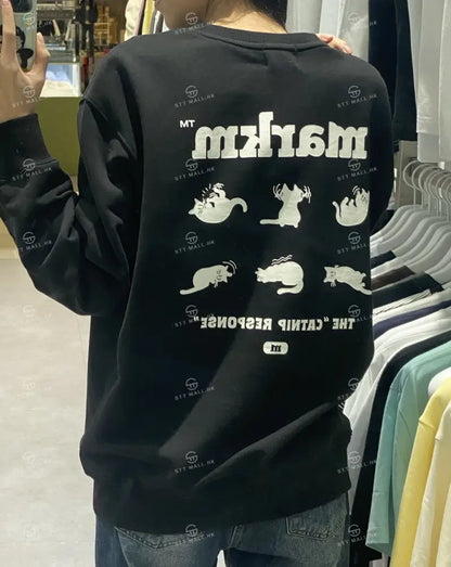 韓國 Markm CATNIP MOTION SWEATSHIRT【MA039】 - STT Mall HK 靚太網購