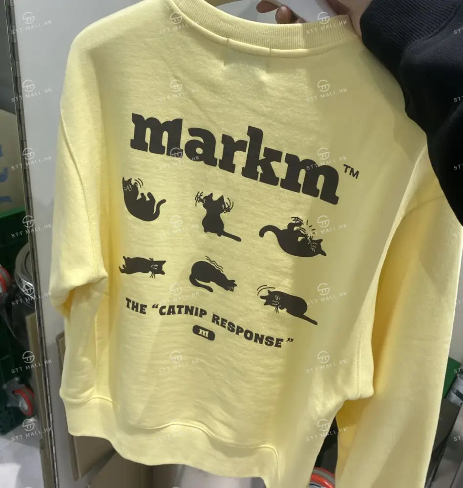 韓國 Markm CATNIP MOTION SWEATSHIRT【MA039】 - STT Mall HK 靚太網購