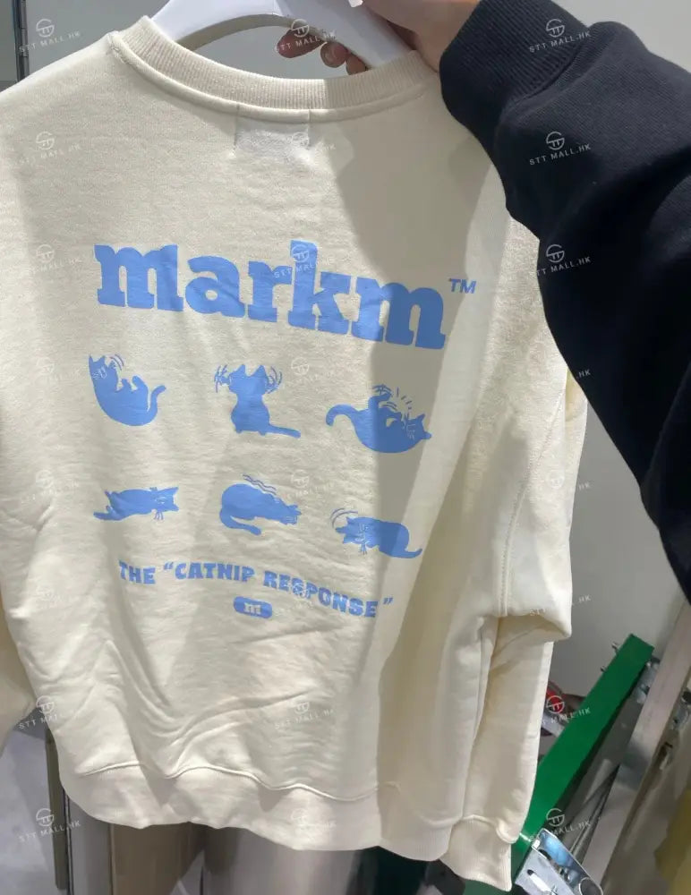 韓國 Markm CATNIP MOTION SWEATSHIRT【MA039】 - STT Mall HK 靚太網購