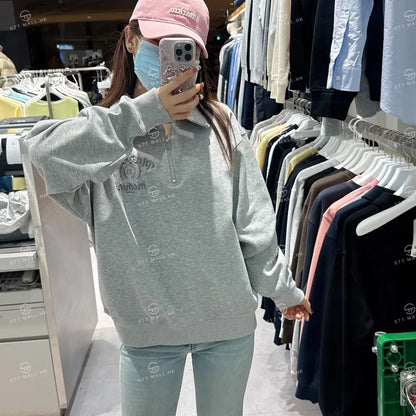 韓國 Markm COLLARED HALF ZIP UP【MA111】 一般商品