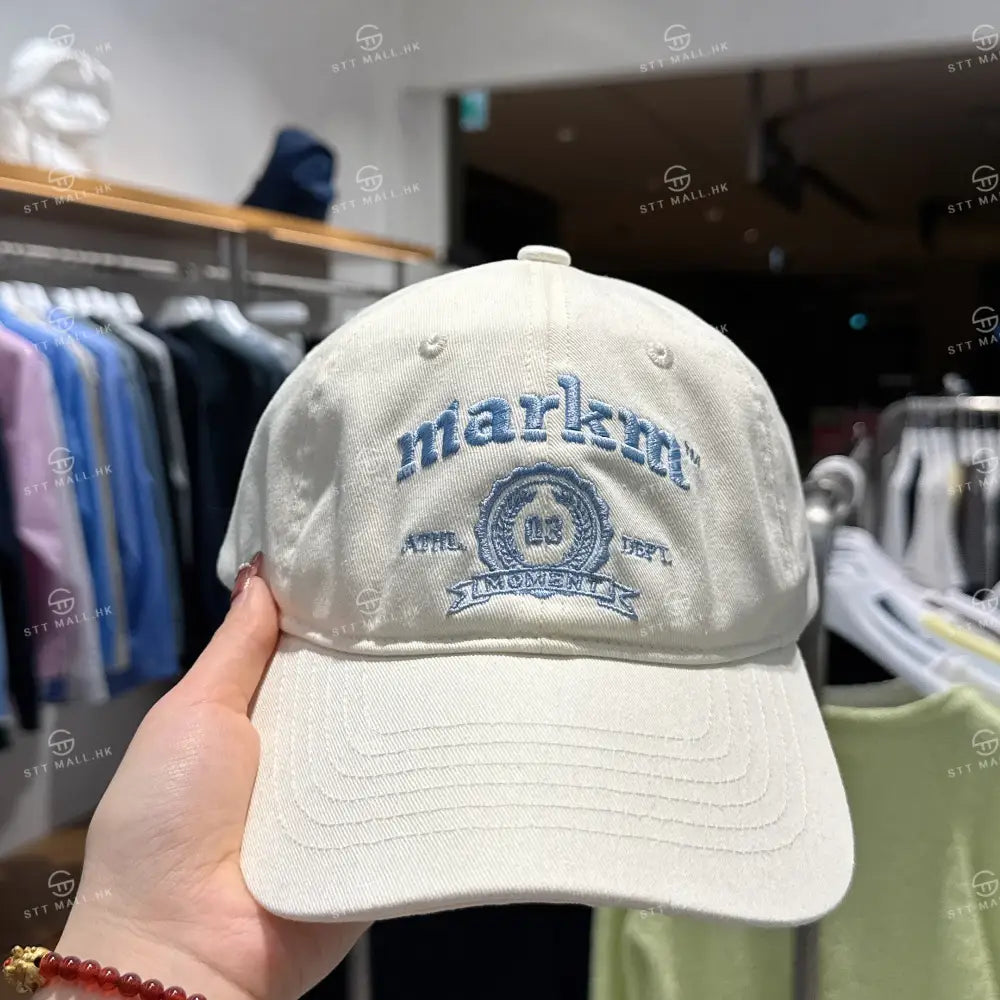 韓國 Markm COLLEGE LOGO BALL CAP【MA110】 Cream 一般商品