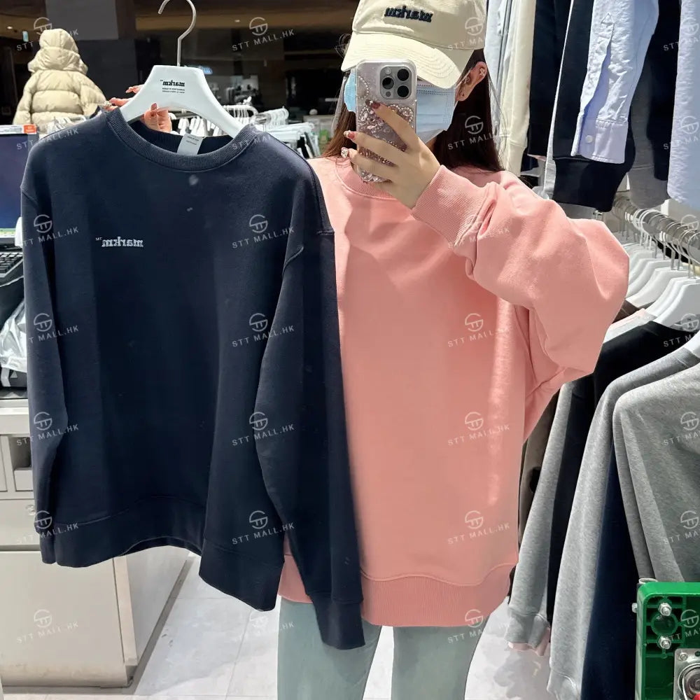 韓國 Markm MARKM CRACK LOGO CREWNECK SWEATSHIRT【MA109】 一般商品