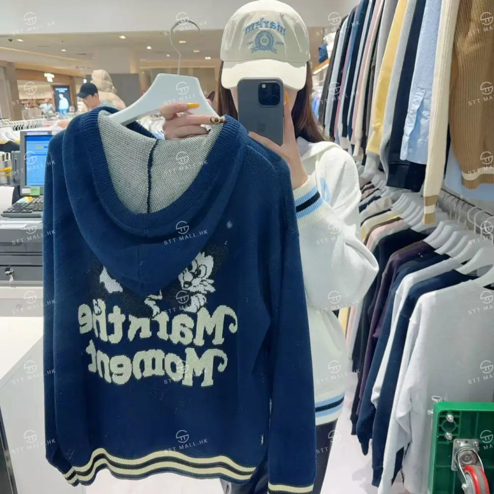 韓國 Markm KITTEN HOODIE ZIP-UP CARDIGAN【MA097】 一般商品