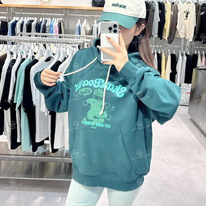 韓國 Markm MARKO SKATEBOARD GRAPHIC HOODIE【MA069】 Green / S 一般商品