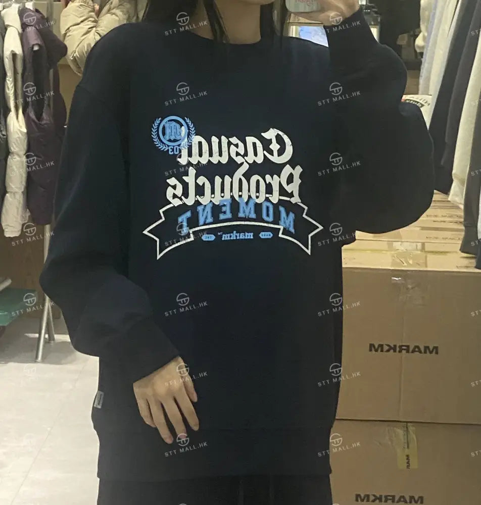 韓國 Markm MOMENT PRINTING SWEATSHIRT【MA044】 - STT Mall HK 靚太網購