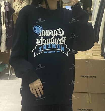 韓國 Markm MOMENT PRINTING SWEATSHIRT【MA044】 - STT Mall HK 靚太網購